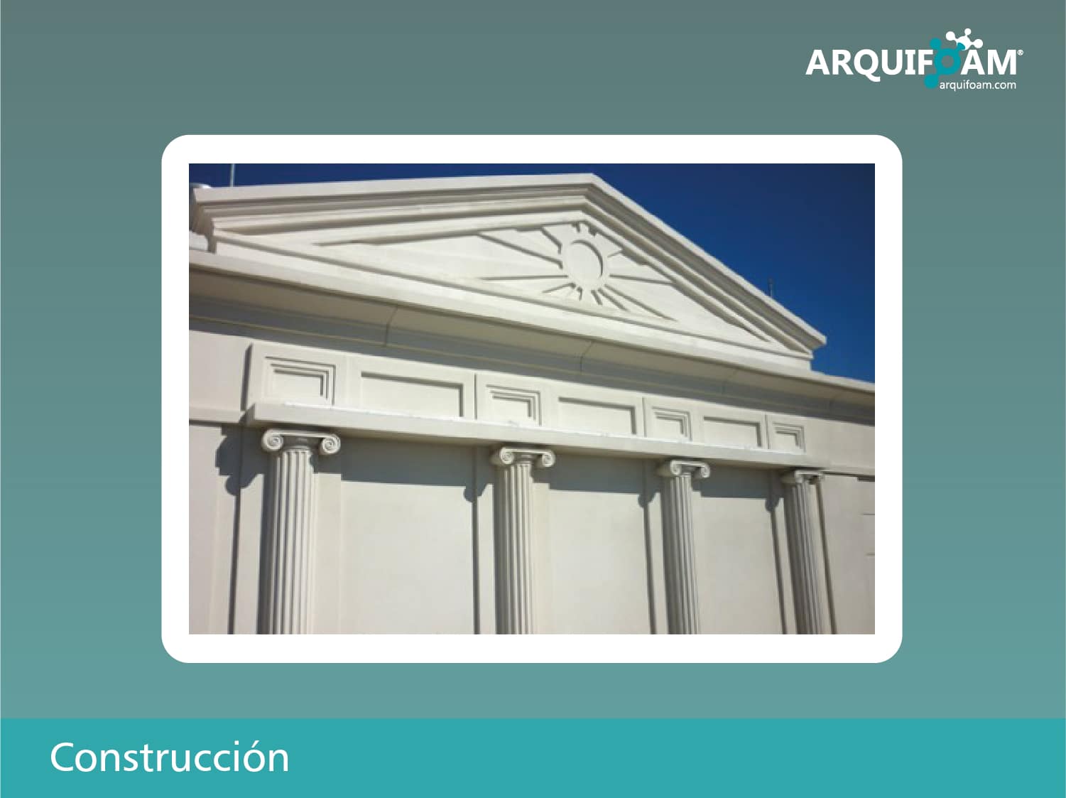 Restauración arquitectónica en espuma de poliestireno - Arquifoam Uruguay