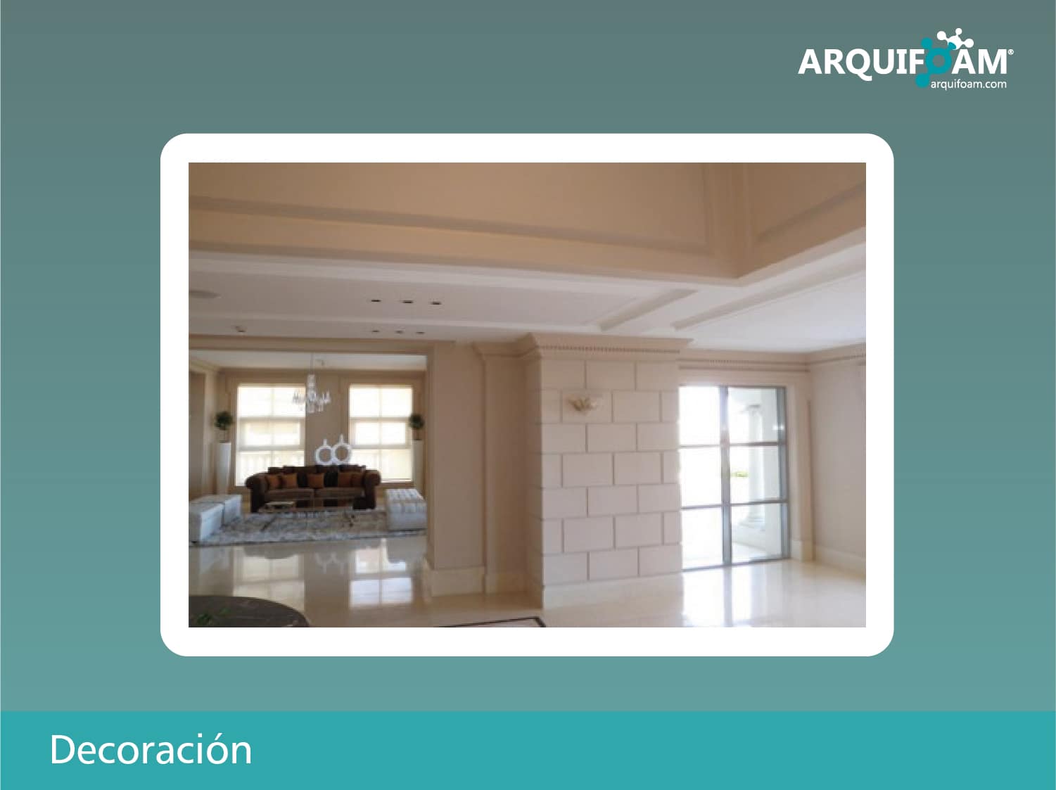 Decoración en espuma para interiores y comercios - Arquifoam