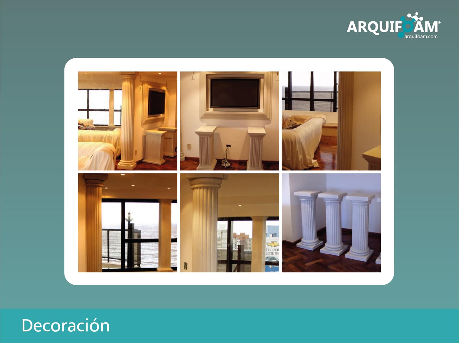 Decoración en espuma para interiores y comercios - Arquifoam