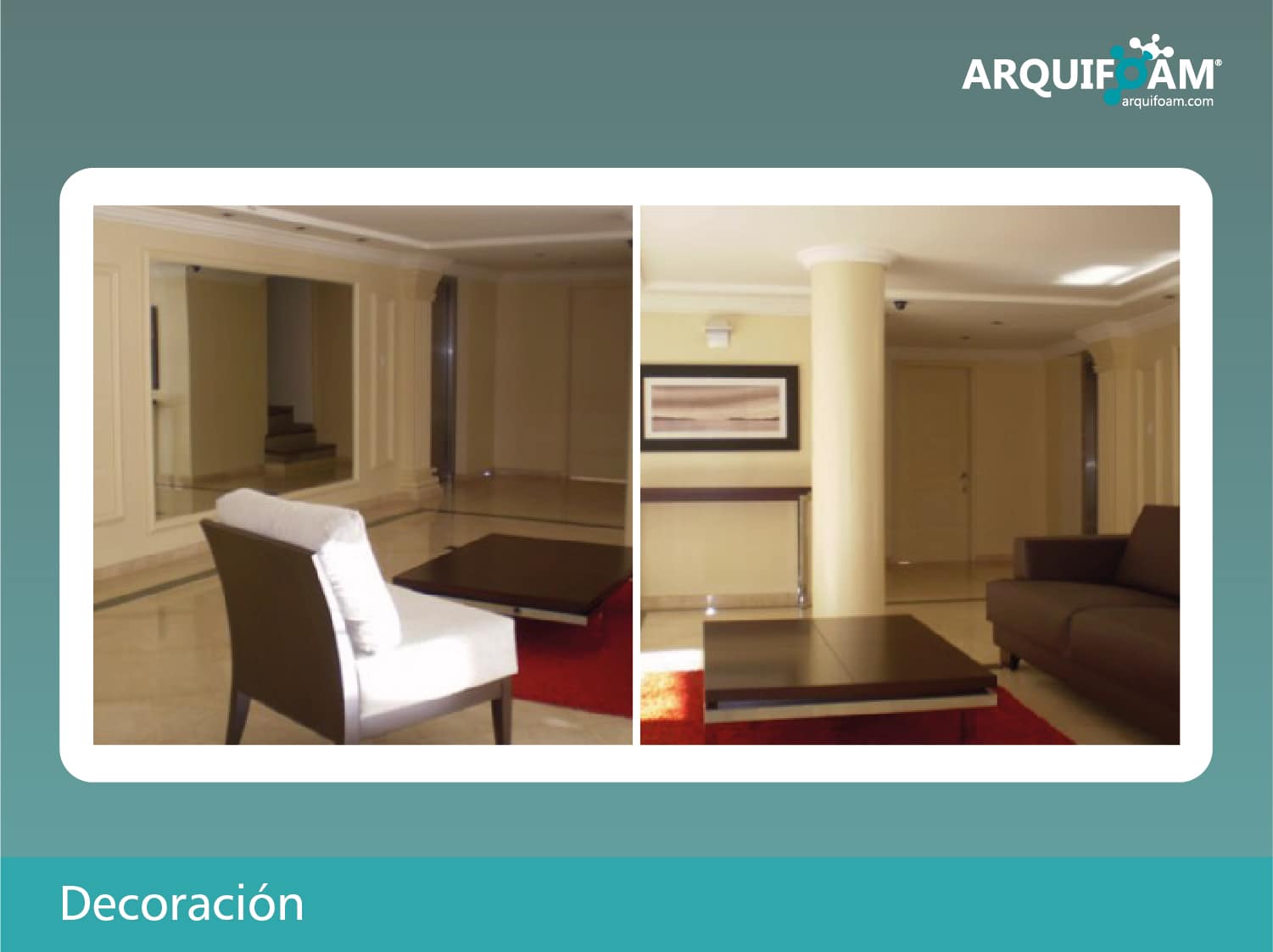 Decoración en espuma para interiores y comercios - Arquifoam