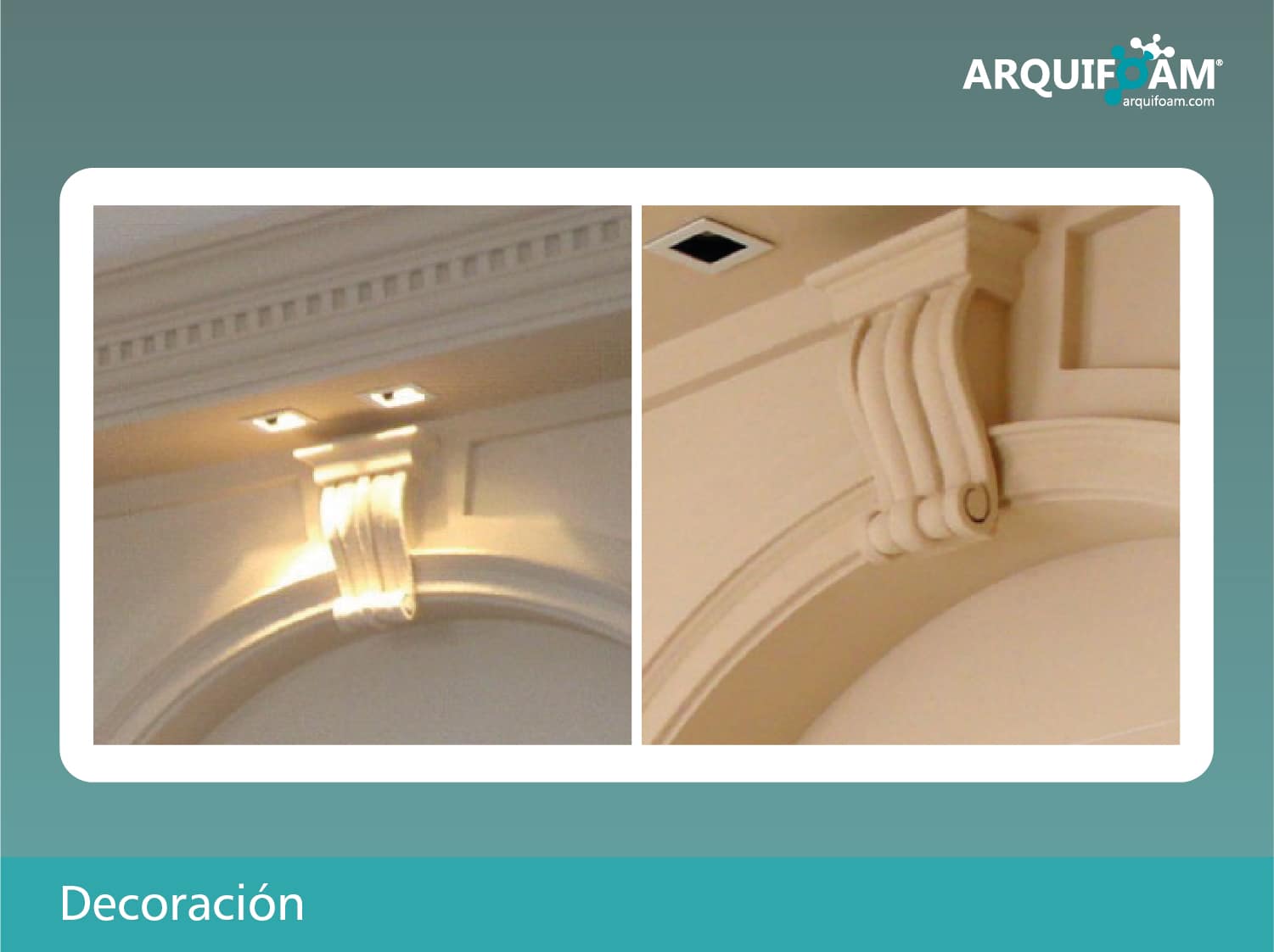 Decoración en espuma para interiores y comercios - Arquifoam