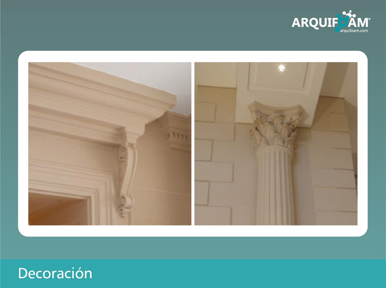 Decoración en espuma para interiores y comercios - Arquifoam