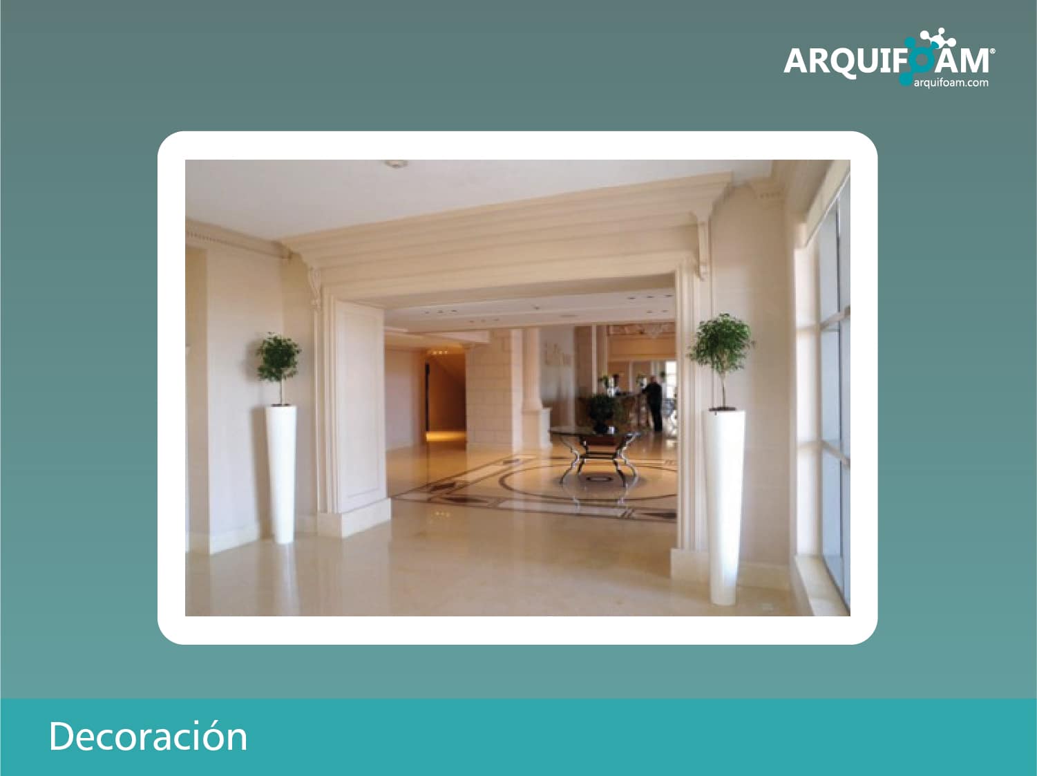 Decoración en espuma para interiores y comercios - Arquifoam