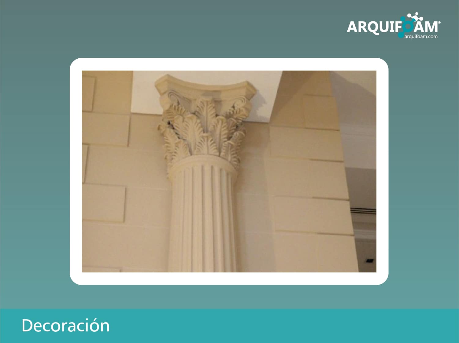 Decoración en espuma para interiores y comercios - Arquifoam