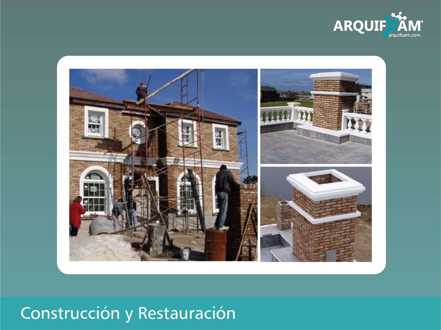 Restauración arquitectónica en espuma de poliestireno - Arquifoam Uruguay