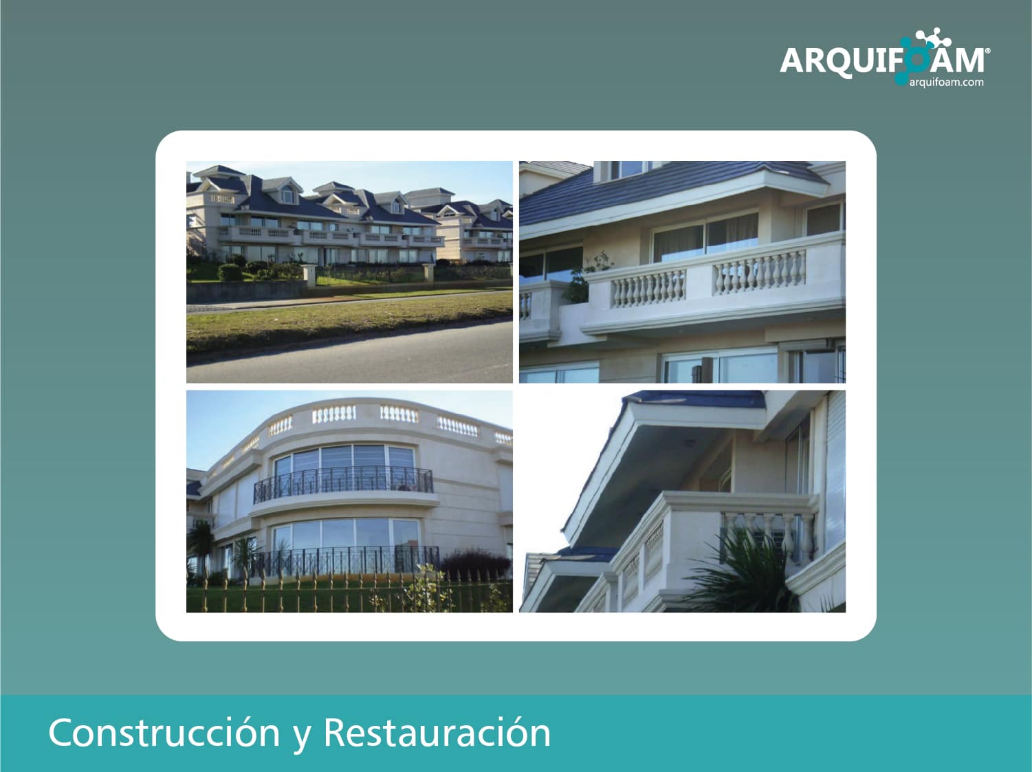 Restauración arquitectónica en espuma de poliestireno - Arquifoam Uruguay