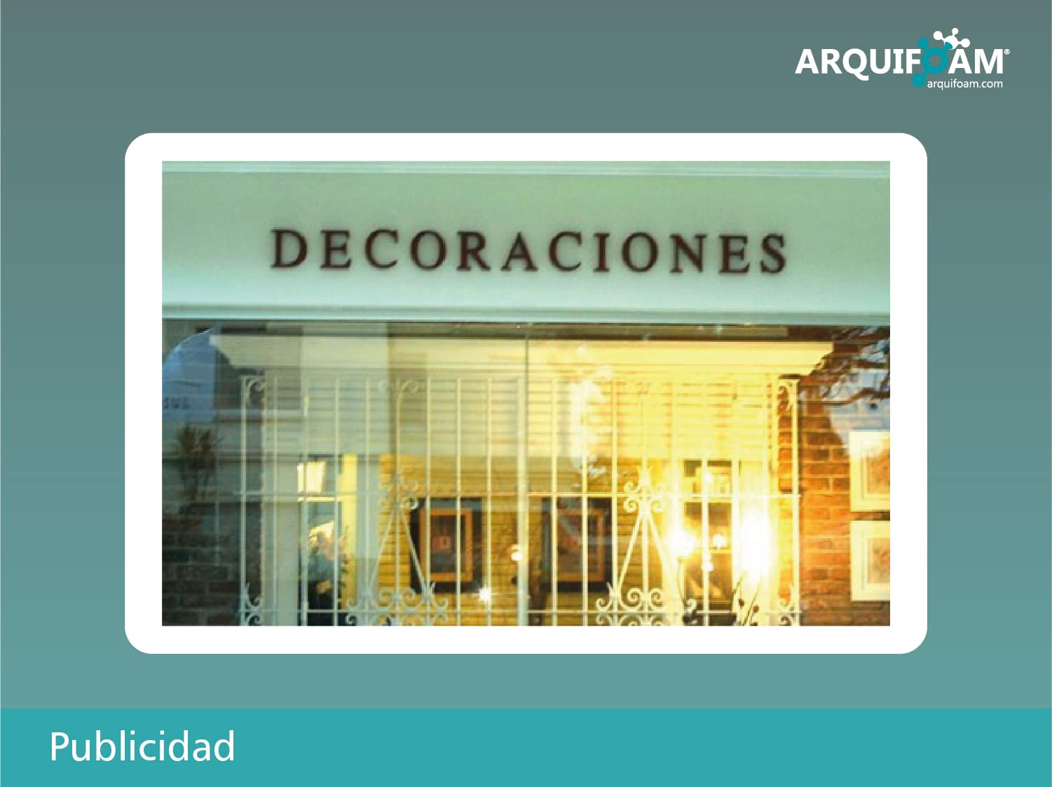 Publicidad y cartelería en espuma - Arquifoam Uruguay