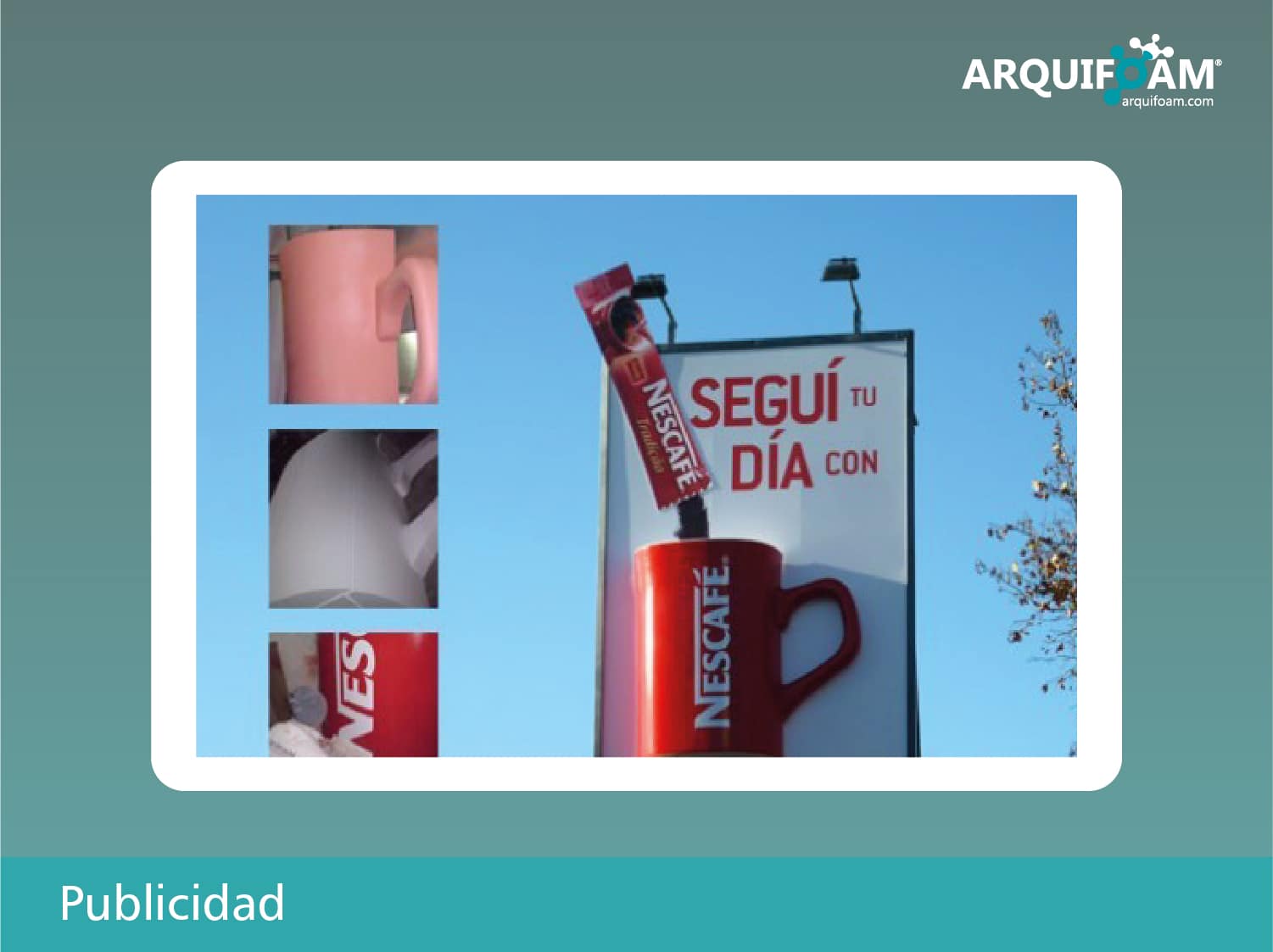 Publicidad y cartelería en espuma - Arquifoam Uruguay