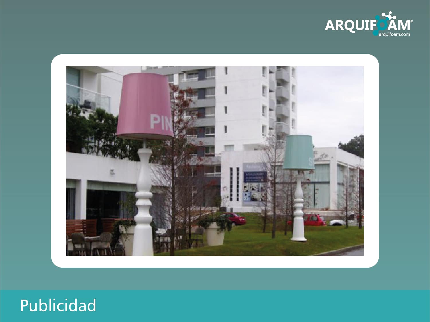 Publicidad y cartelería en espuma - Arquifoam Uruguay