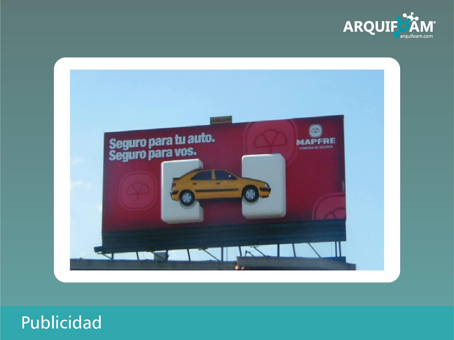 Publicidad y cartelería en espuma - Arquifoam Uruguay