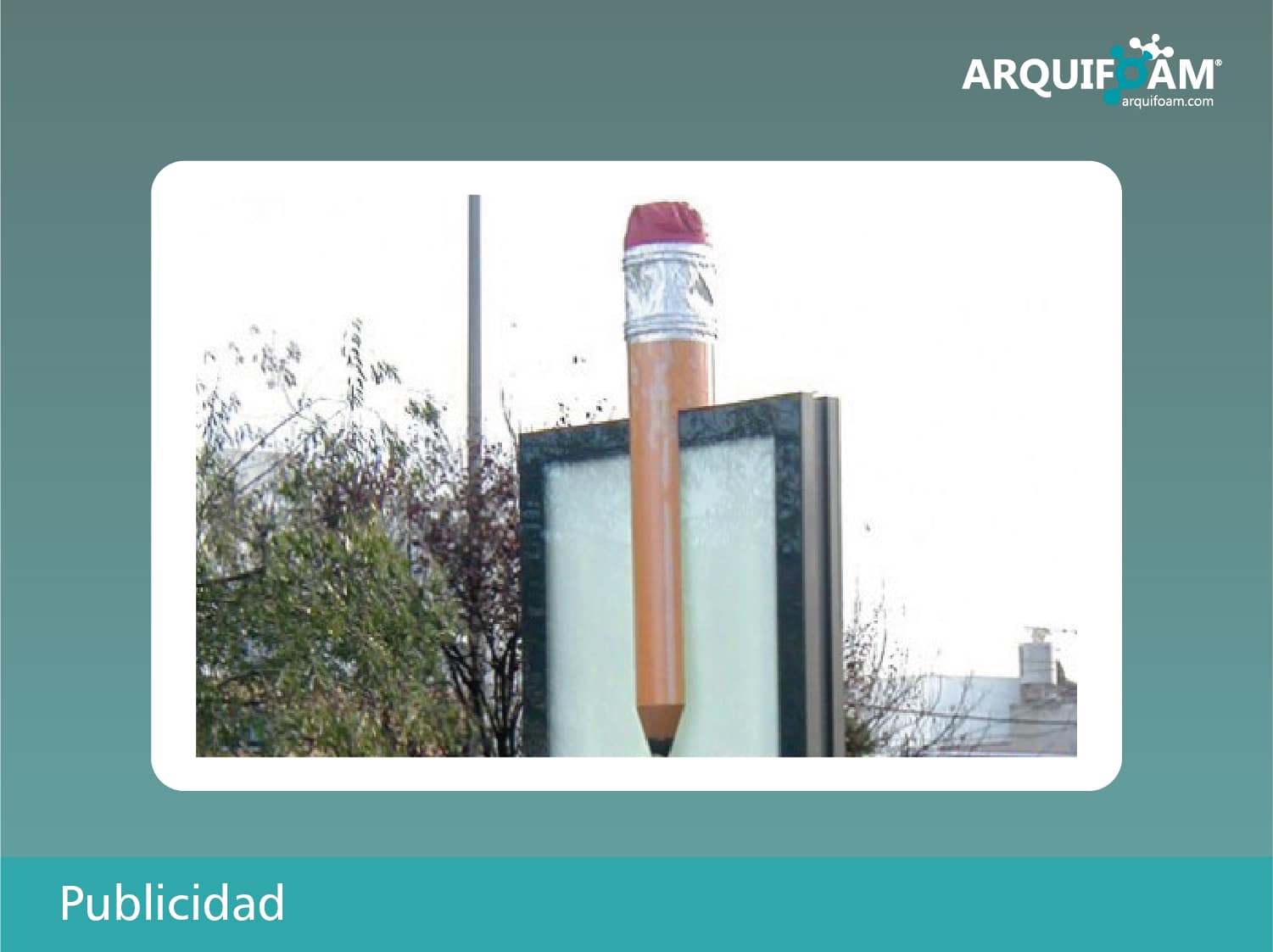 Publicidad y cartelería en espuma - Arquifoam Uruguay