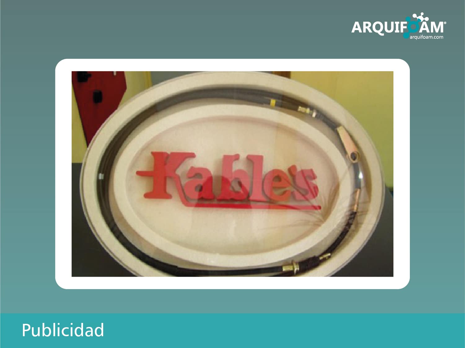 Publicidad y cartelería en espuma - Arquifoam Uruguay