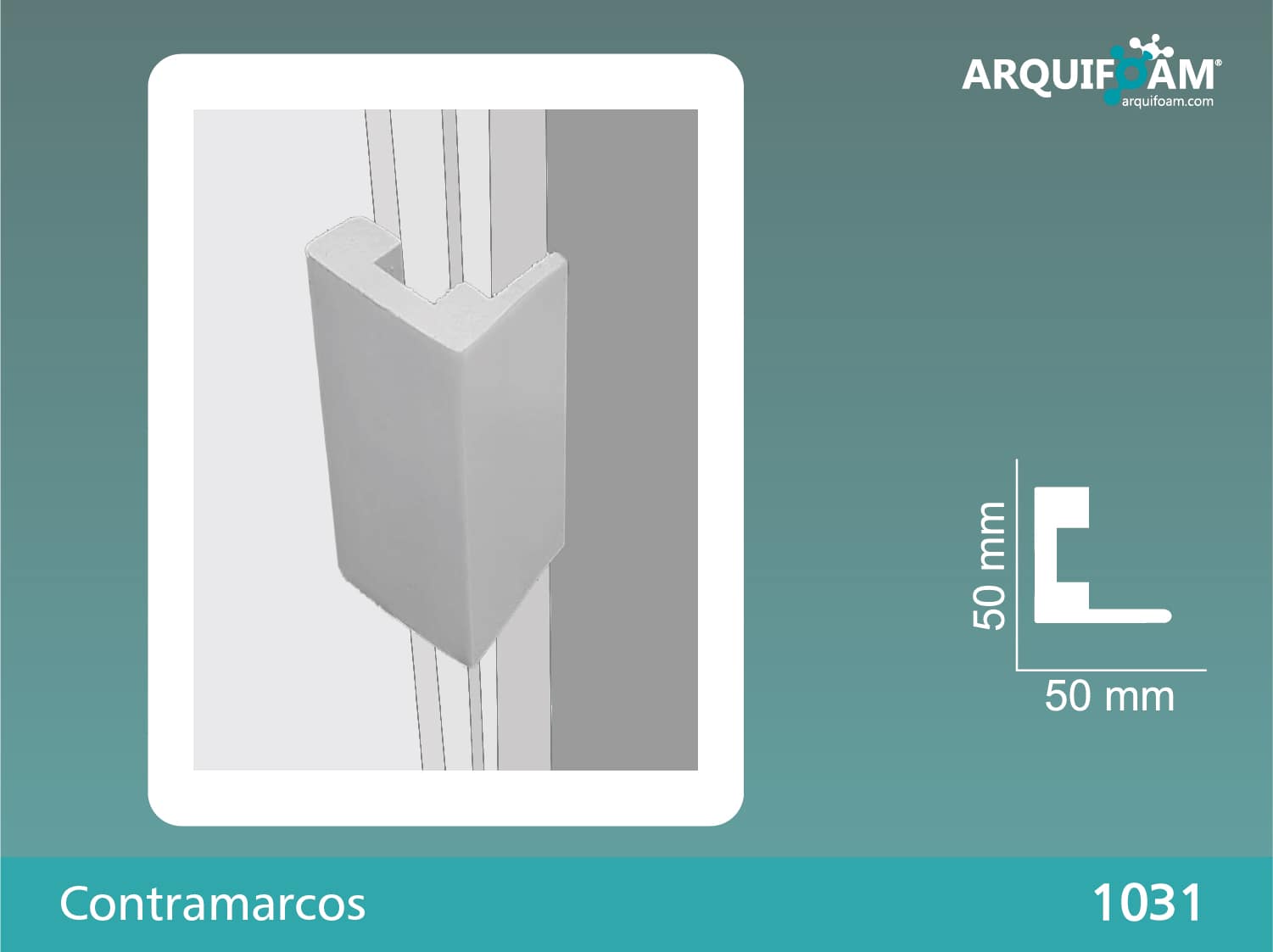 Contramarco en poliestireno - Arquifoam